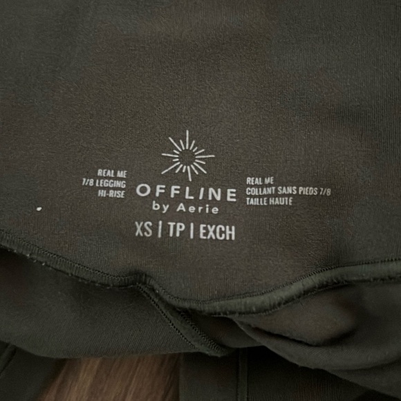 Aerie Real Me Leggings 7/8 length - Picture 3 of 3